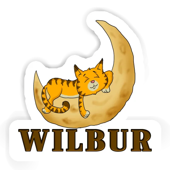 Katze Aufkleber Wilbur Gift package Image