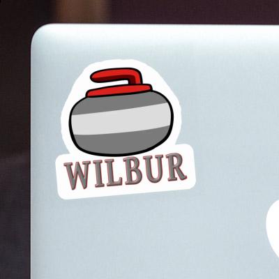 Wilbur Sticker Curling Stone Gift package Image