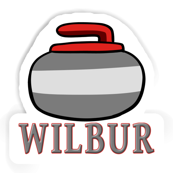 Wilbur Sticker Curling Stone Gift package Image