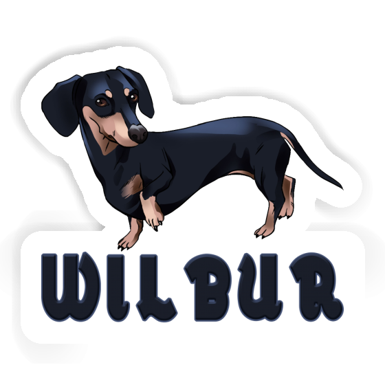 Wilbur Autocollant Teckel Notebook Wilbur Autocollant Teckel Gift package Image