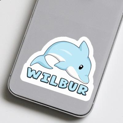 Sticker Dolphin Wilbur Notebook Sticker Dolphin Wilbur Gift package Image