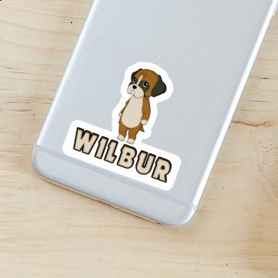 Wilbur Sticker German Boxer Notebook Wilbur Sticker German Boxer Gift package Image