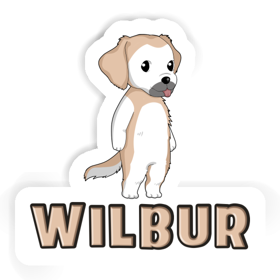 Sticker Golden Retriever Wilbur Sticker Golden Retriever Wilbur Image