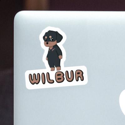 Sticker Wilbur Rottweiler Notebook Sticker Wilbur Rottweiler Gift package Image