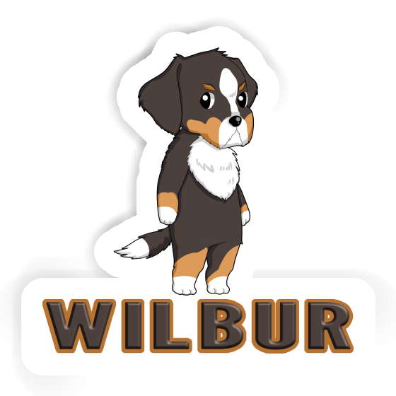 Sticker Wilbur Berner Sennenhund Notebook Sticker Wilbur Berner Sennenhund Gift package Image
