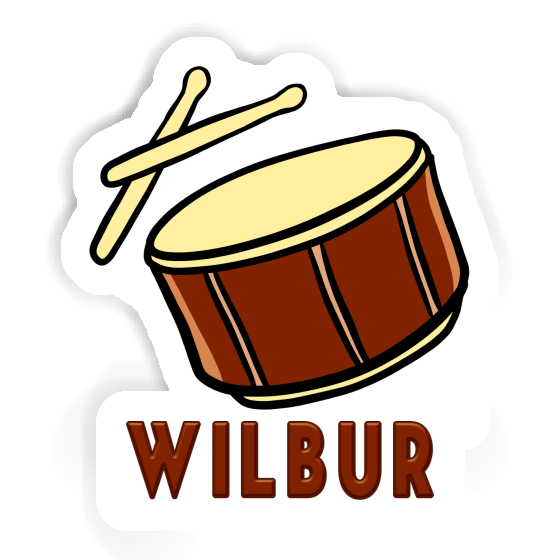 Autocollant Wilbur Tambour Notebook Autocollant Wilbur Tambour Notebook Image