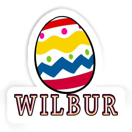 Egg Sticker Wilbur Notebook Egg Sticker Wilbur Gift package Image