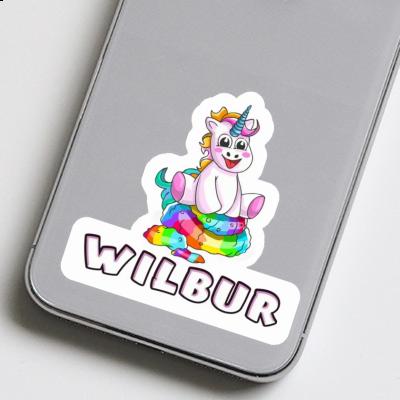 Autocollant Wilbur Bébé licorne Notebook Autocollant Wilbur Bébé licorne Gift package Image