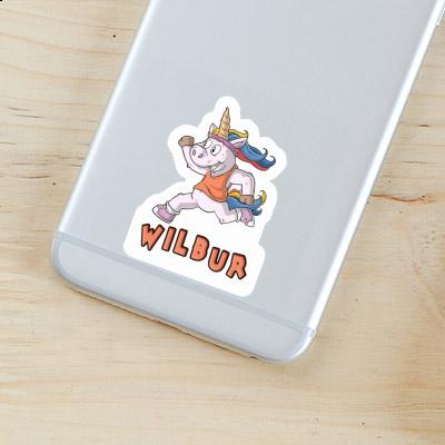Autocollant Coureuse Wilbur Notebook Image