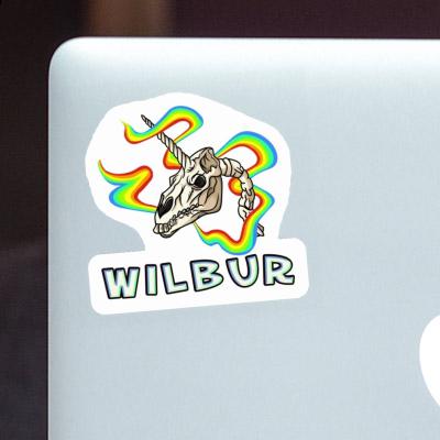 Aufkleber Einhorn-Totenkopf Wilbur Aufkleber Einhorn-Totenkopf Wilbur Image