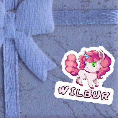 Wilbur Aufkleber Einhorn Notebook Wilbur Aufkleber Einhorn Gift package Image