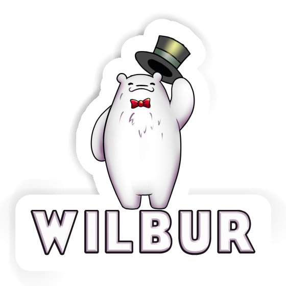 Wilbur Autocollant Ours polaire Notebook Wilbur Autocollant Ours polaire Gift package Image