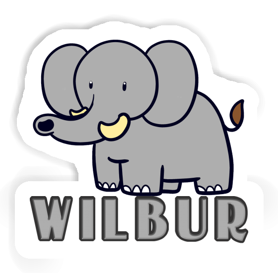 Wilbur Sticker Elephant Gift package Image
