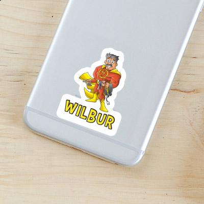 Électricien Autocollant Wilbur Notebook Électricien Autocollant Wilbur Notebook Image