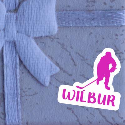 Sticker Wilbur Hockey Player Notebook Sticker Wilbur Hockey Player Gift package Image