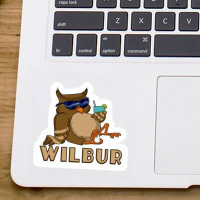 Sticker Eule Wilbur Laptop Image