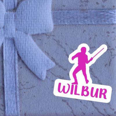 Wilbur Autocollant Escrimeur Notebook Wilbur Autocollant Escrimeur Notebook Image