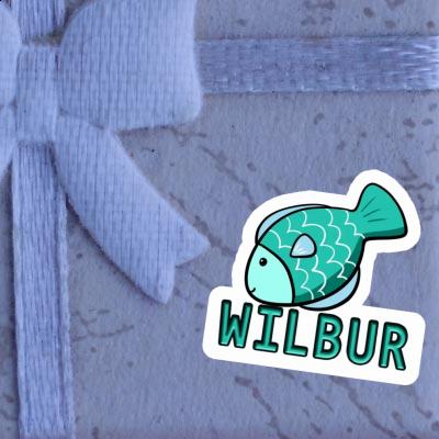 Aufkleber Wilbur Fisch Notebook Aufkleber Wilbur Fisch Notebook Image