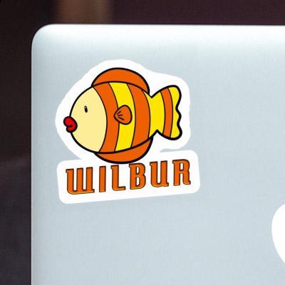 Sticker Fisch Wilbur Notebook Sticker Fisch Wilbur Gift package Image