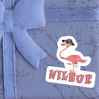 Wilbur Sticker Flamingo Gift package Image