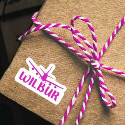 Sticker Airplane Wilbur Notebook Sticker Airplane Wilbur Notebook Image