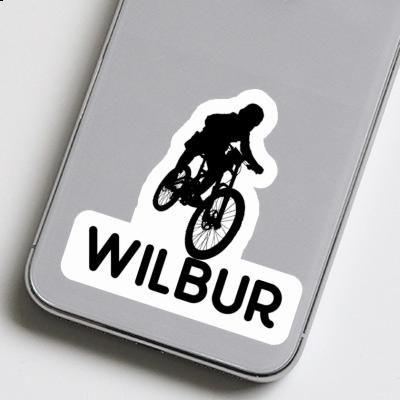 Sticker Freeride Biker Wilbur Laptop Image