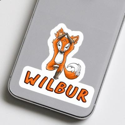 Sticker Yoga Fox Wilbur Laptop Sticker Yoga Fox Wilbur Laptop Image