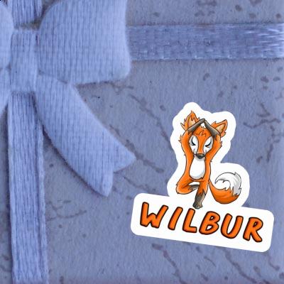 Autocollant Yoga Renard Wilbur Notebook Autocollant Yoga Renard Wilbur Gift package Image