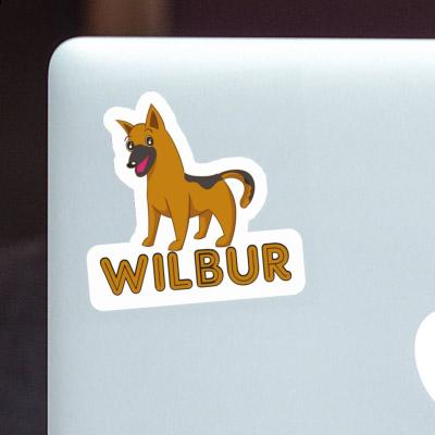 Wilbur Autocollant Chien de berger Notebook Wilbur Autocollant Chien de berger Notebook Image