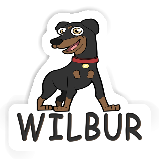 Sticker Wilbur Pinscher Notebook Image