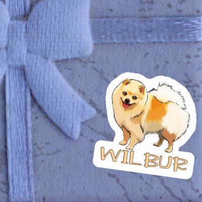 Spitz allemand Autocollant Wilbur Laptop Spitz allemand Autocollant Wilbur Laptop Image