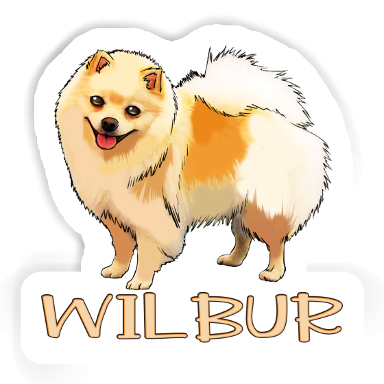 Spitz allemand Autocollant Wilbur Notebook Spitz allemand Autocollant Wilbur Gift package Image