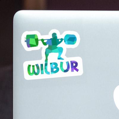 Wilbur Sticker Weightlifter Gift package Image