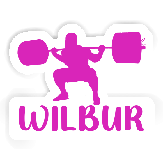 Wilbur Aufkleber Gewichtheberin Laptop Wilbur Aufkleber Gewichtheberin Laptop Image