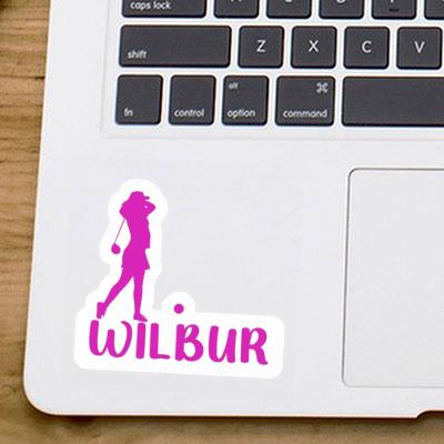 Wilbur Sticker Golferin Image