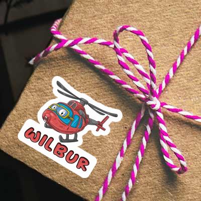 Helicopter Sticker Wilbur Image