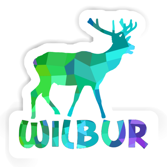Aufkleber Hirsch Wilbur Gift package Image