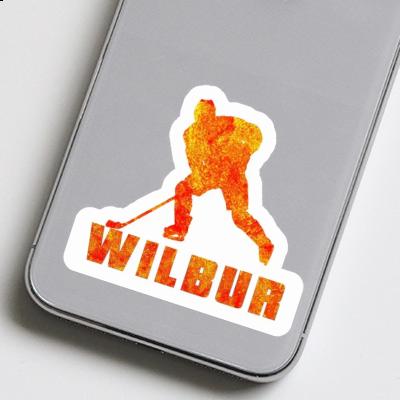 Autocollant Wilbur Joueur de hockey Notebook Autocollant Wilbur Joueur de hockey Gift package Image
