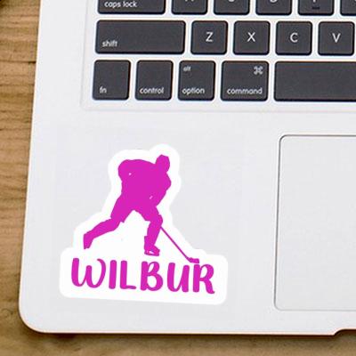 Sticker Wilbur Eishockeyspielerin Notebook Sticker Wilbur Eishockeyspielerin Gift package Image