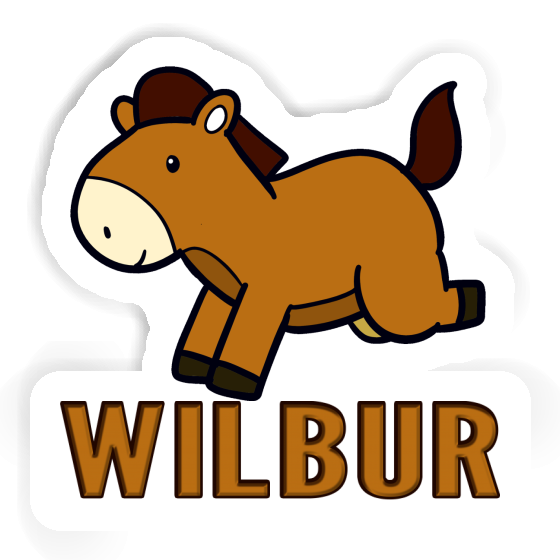 Sticker Horse Wilbur Laptop Image