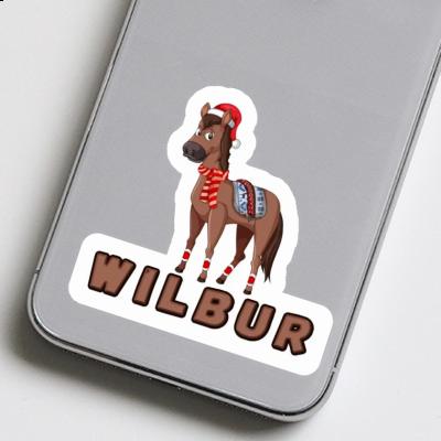 Autocollant Cheval de Noël Wilbur Notebook Autocollant Cheval de Noël Wilbur Notebook Image