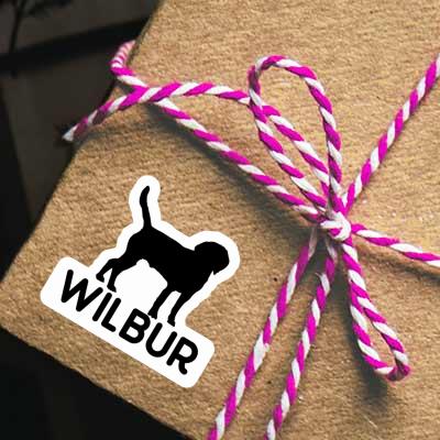 Aufkleber Hund Wilbur Aufkleber Hund Wilbur Image