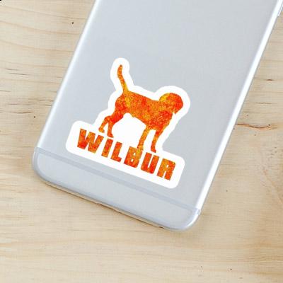 Wilbur Autocollant Chien Laptop Wilbur Autocollant Chien Laptop Image