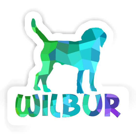 Autocollant Chien Wilbur Autocollant Chien Wilbur Image
