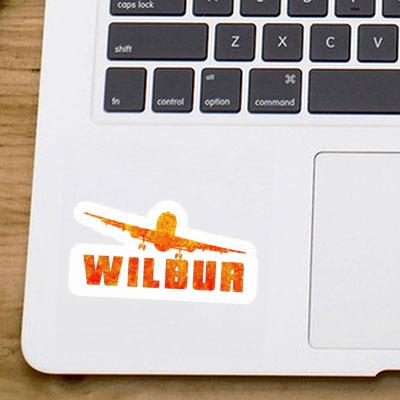 Sticker Wilbur Airplane Notebook Sticker Wilbur Airplane Gift package Image