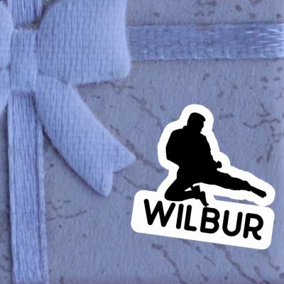 Karatéka Autocollant Wilbur Gift package Image