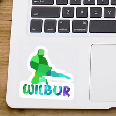 Karatéka Autocollant Wilbur Laptop Karatéka Autocollant Wilbur Laptop Image