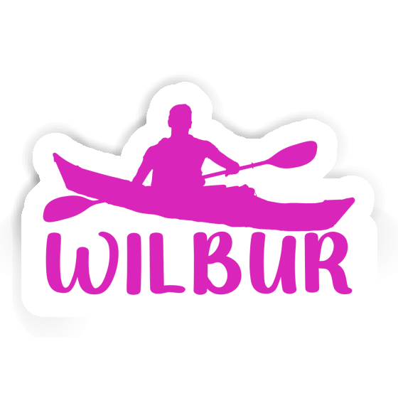 Sticker Wilbur Kajakfahrer Notebook Sticker Wilbur Kajakfahrer Gift package Image