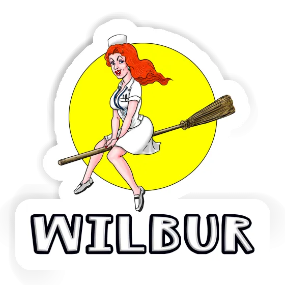 Autocollant Infirmière Wilbur Notebook Autocollant Infirmière Wilbur Notebook Image