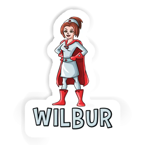 Wilbur Autocollant Infirmière Notebook Wilbur Autocollant Infirmière Notebook Image